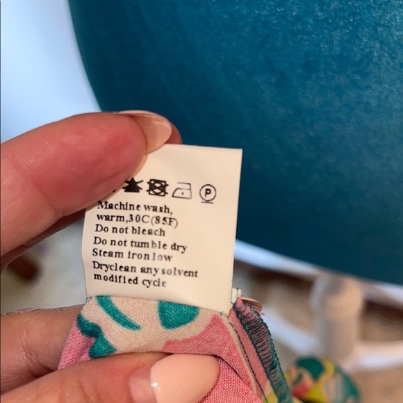 Colorful Floral strapless Jumpsuit - Picture 5 of 5